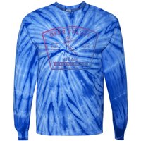 Deer Valley Utah Snow Skiing Gift Tie-Dye Long Sleeve Shirt