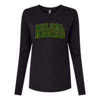 Delaware Valley University Aggies Arch01 Womens Cotton Relaxed Long Sleeve T-Shirt