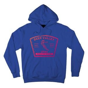 Deer Valley Utah Snow Skiing Gift Tall Hoodie