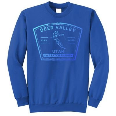 Deer Valley Utah Snow Skiing Gift Sweatshirt