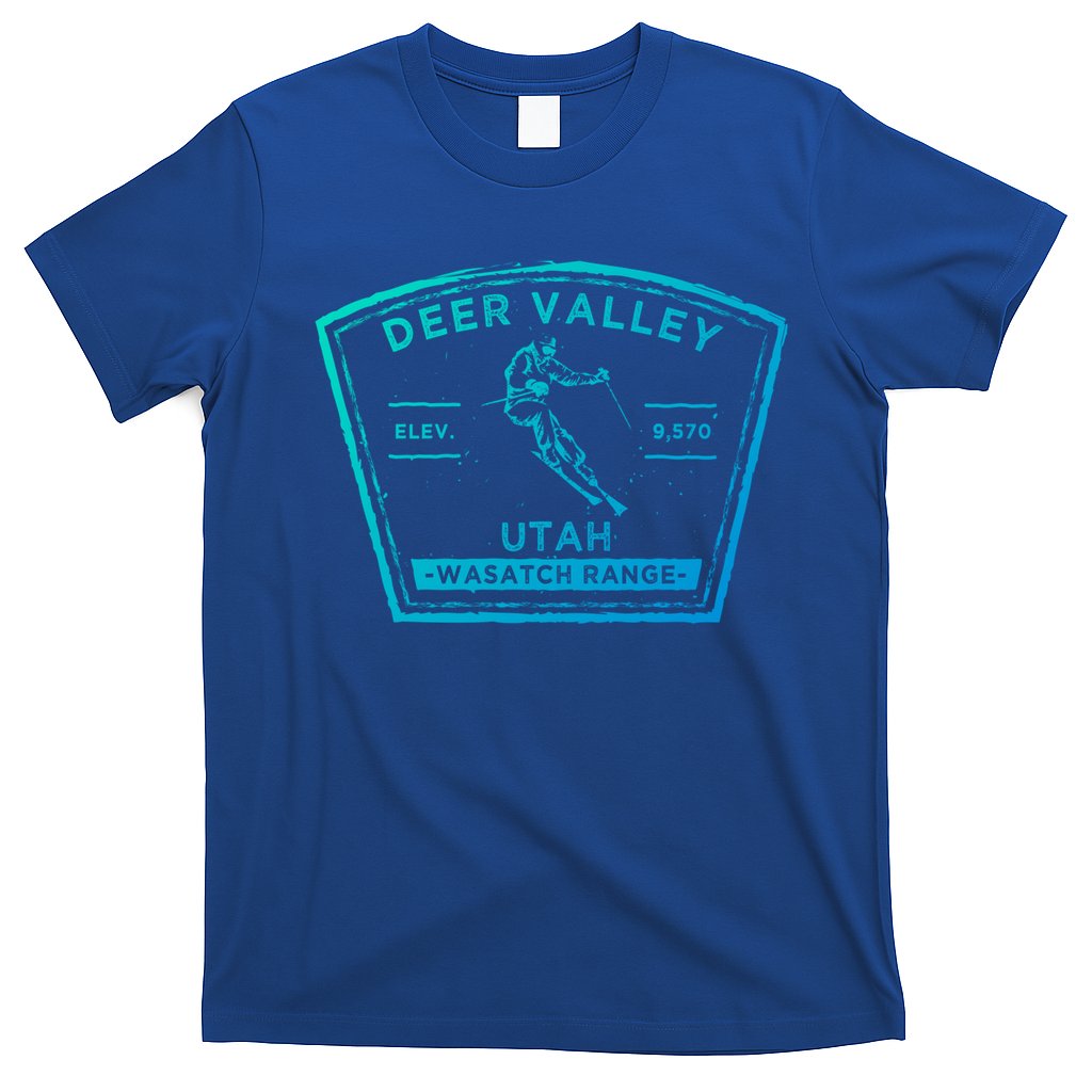Deer Valley Utah Snow Skiing Gift T-Shirt