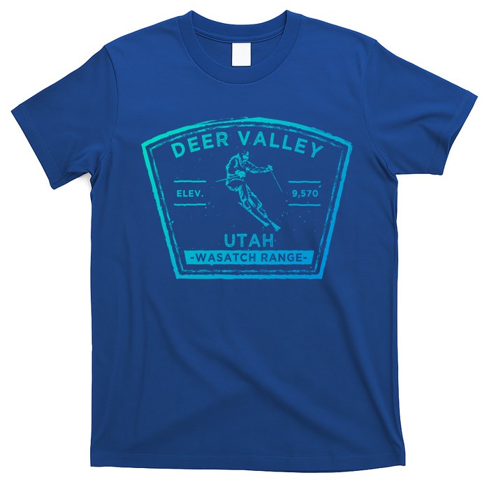 Deer Valley Utah Snow Skiing Gift T-Shirt