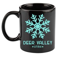 Deer Valley Utah Skiing 11oz C Handle Ceramic Mug