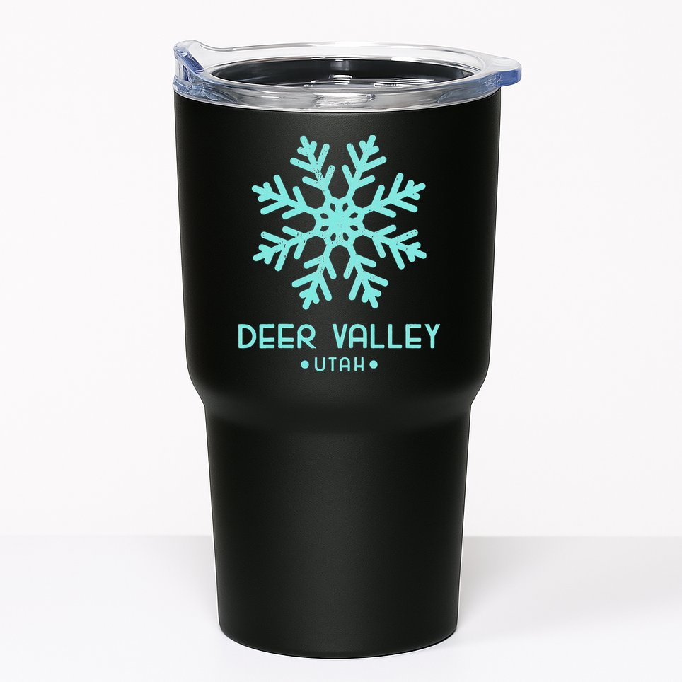 Deer Valley Utah Skiing Tumbler