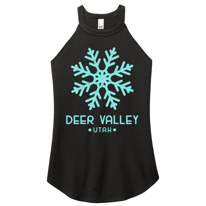 Deer Valley Utah Skiing Women's Perfect Tri Rocker Tank