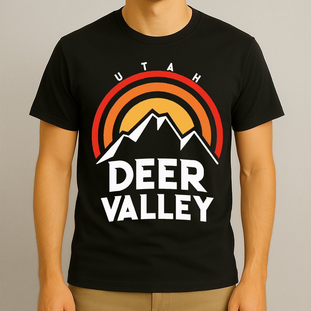 Deer Valley Utah Retro T-Shirt
