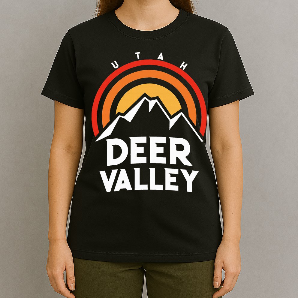 Deer Valley Utah Retro T-Shirt
