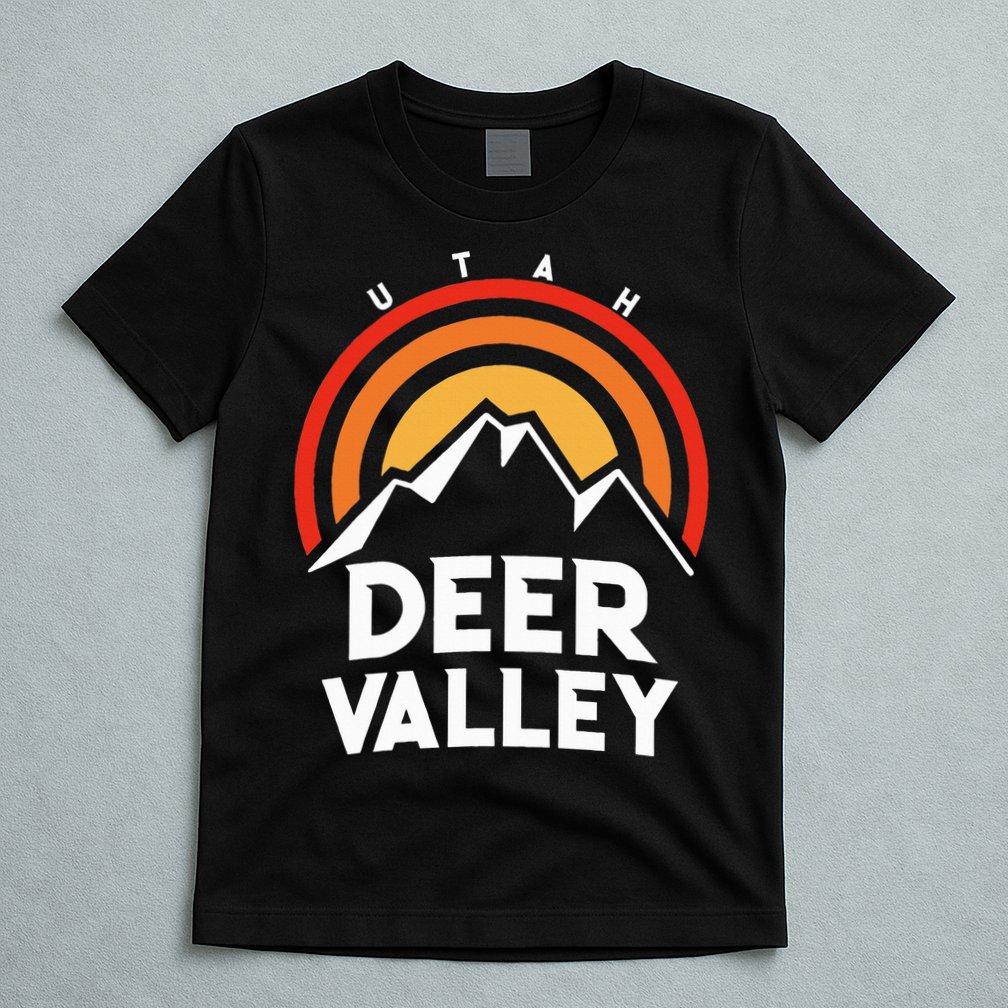 Deer Valley Utah Retro T-Shirt