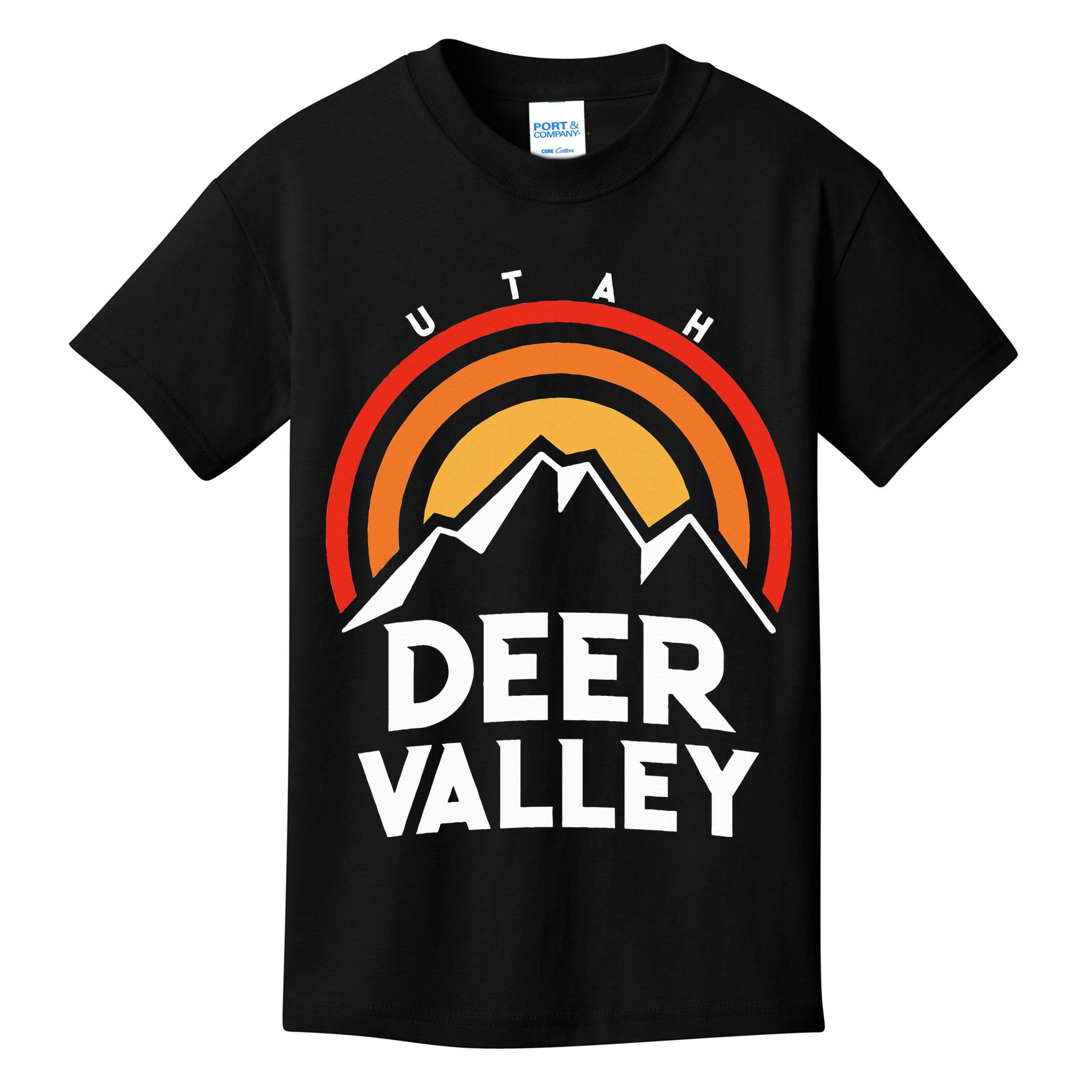 Deer Valley Utah Retro Kids T-Shirt