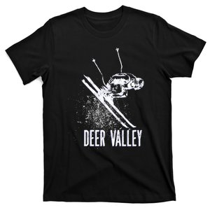 Deer Valley Utah Ski Resort Downhill Skier T-Shirt