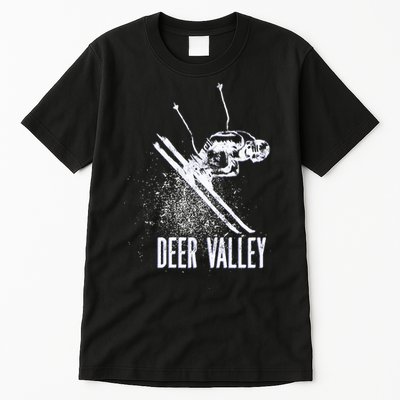 Deer Valley Utah Ski Resort Downhill Skier Tall T-Shirt