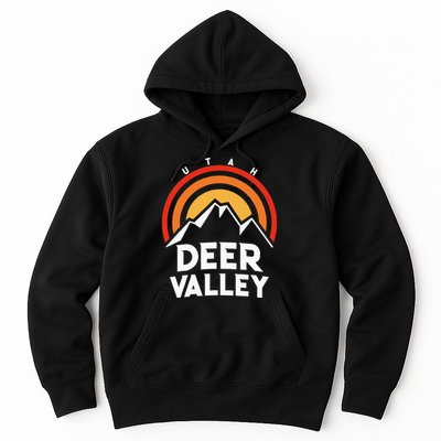 Deer Valley Utah Retro Hoodie