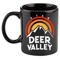 Deer Valley Utah Retro 11oz C Handle Ceramic Mug