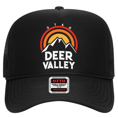 Deer Valley Utah Retro Trucker Hat