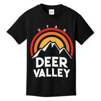 Deer Valley Utah Retro Kids T-Shirt