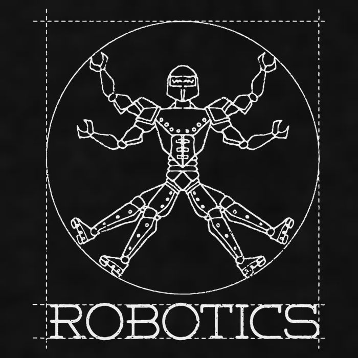 Da Vinci Vitruvian Robot Engineering Robotics Ladies PosiCharge Tri-Blend Wicking Tank
