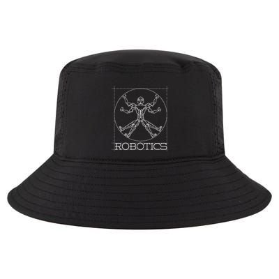 Da Vinci Vitruvian Robot Engineering Robotics Cool Comfort Performance Bucket Hat
