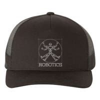 Da Vinci Vitruvian Robot Engineering Robotics Yupoong Adult 5-Panel Trucker Hat