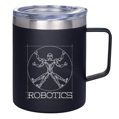 Da Vinci Vitruvian Robot Engineering Robotics 12oz Stainless Steel Coffee Mug