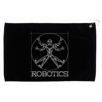 Da Vinci Vitruvian Robot Engineering Robotics Grommeted Golf Towel
