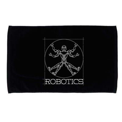 Da Vinci Vitruvian Robot Engineering Robotics Microfiber Hand Towel