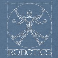 Da Vinci Vitruvian Robot Engineering Robotics Garment-Dyed Sweatshirt