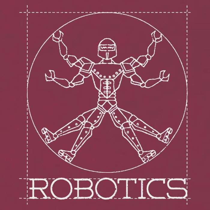 Da Vinci Vitruvian Robot Engineering Robotics 16oz Travel Tumbler