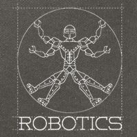 Da Vinci Vitruvian Robot Engineering Robotics Cotton Canvas Backpack