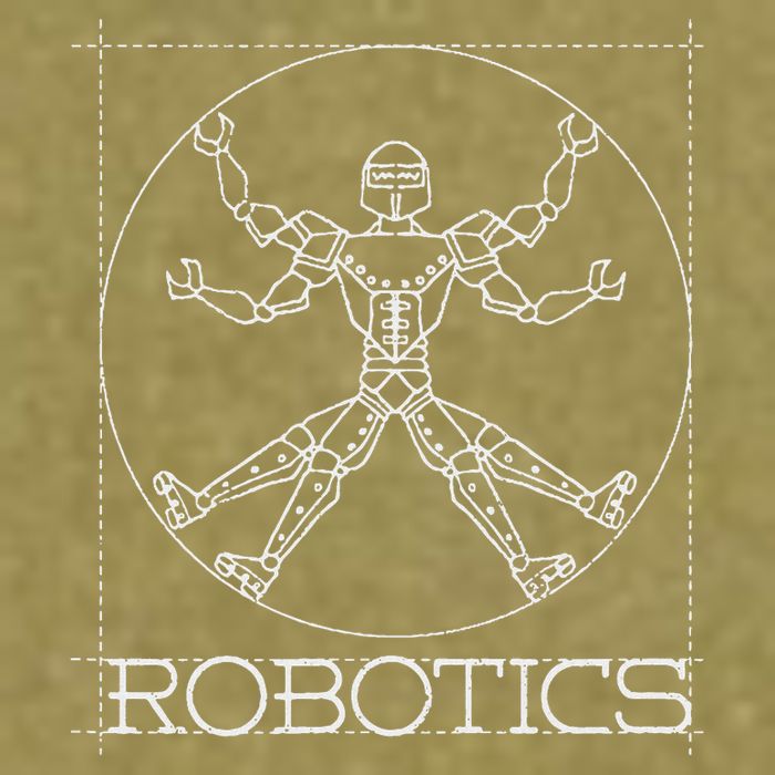 Da Vinci Vitruvian Robot Engineering Robotics Garment-Dyed Women's Muscle Tee