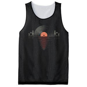 Distressed Vinyl Vacuum Tube Amp Sunset Mesh Reversible Basketball Jersey Tank