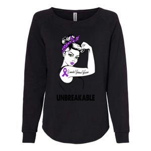 Domestic Violence Warrior Unbreakable Gift Awareness Tee Gift Womens California Wash Sweatshirt