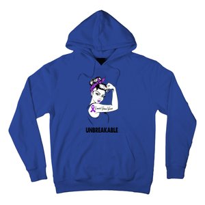 Domestic Violence Warrior Unbreakable Gift Awareness Tee Gift Hoodie