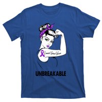 Domestic Violence Warrior Unbreakable Gift Awareness Tee Gift T-Shirt