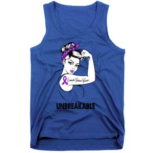 Domestic Violence Warrior Unbreakable Gift Awareness Tee Gift Tank Top