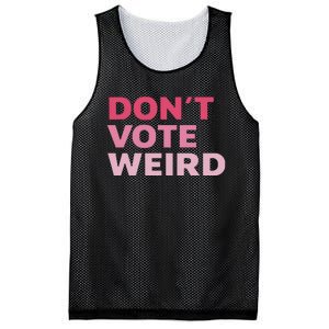 Dont Vote Weird Madam President 47 Mesh Reversible Basketball Jersey Tank