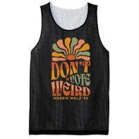 DonT Vote Weird Harris Walz 24 Mesh Reversible Basketball Jersey Tank