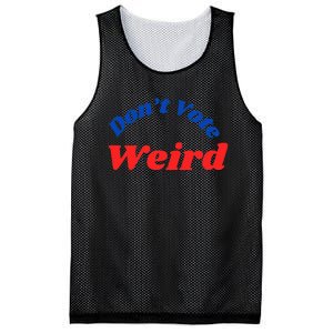 DonT Vote Weird Apparel Mesh Reversible Basketball Jersey Tank