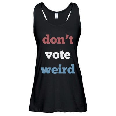 DonT Vote Weird Madam President 47 Feminism Ladies Essential Flowy Tank