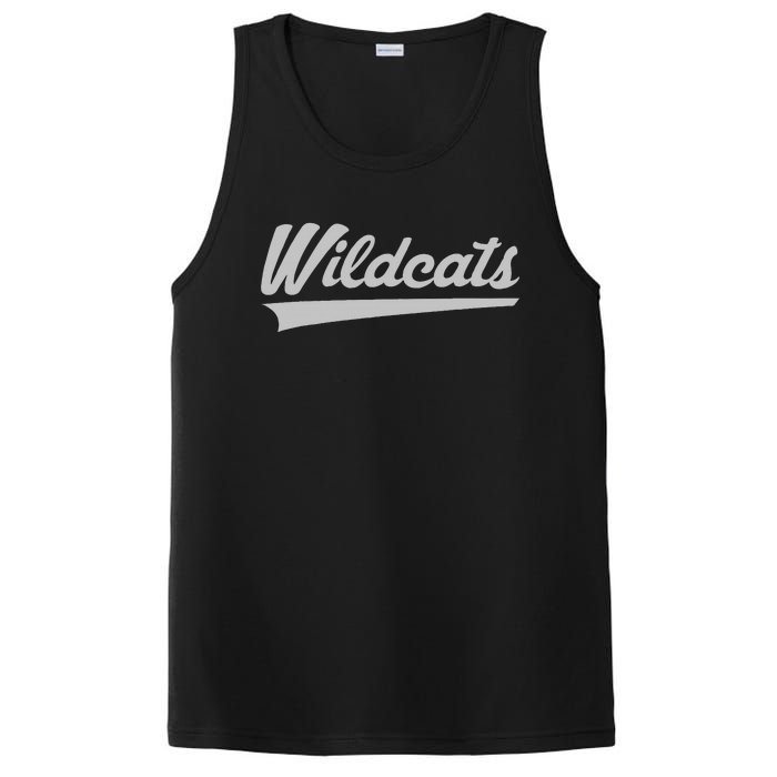 Dougherty Valley Wildcats Vintage Swoosh PosiCharge Competitor Tank