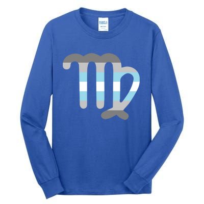 Demi Virgo Zodiac Sign Demi Pride Flag Great Gift Tall Long Sleeve T-Shirt