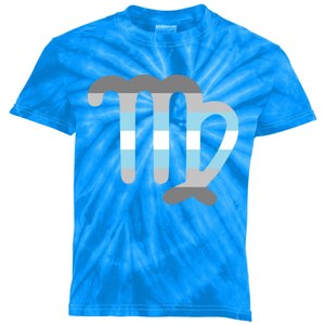 Demi Virgo Zodiac Sign Demi Pride Flag Great Gift Kids Tie-Dye T-Shirt