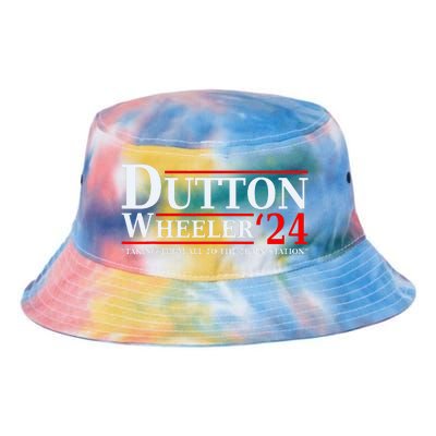 Dutton Wheeler 2024  Taking Them All To The Train Station Tie Dye Newport Bucket Hat