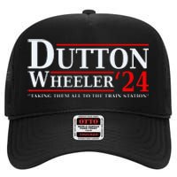 Dutton Wheeler 2024  Taking Them All To The Train Station High Crown Mesh Back Trucker Hat