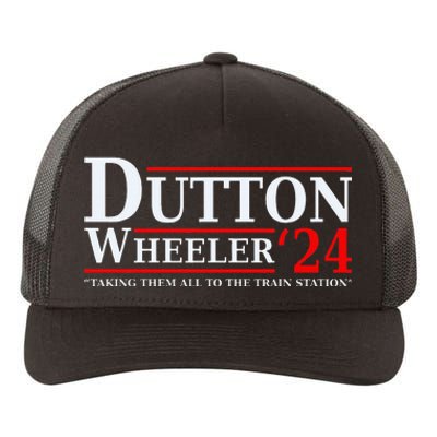 Dutton Wheeler 2024  Taking Them All To The Train Station Yupoong Adult 5-Panel Trucker Hat