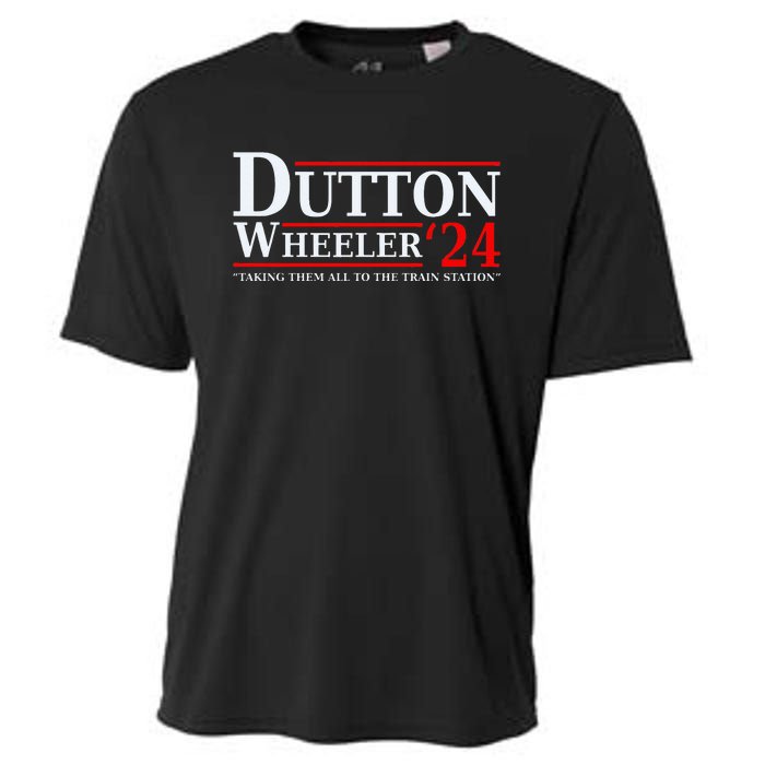 Dutton Wheeler 2024  Taking Them All To The Train Station Cooling Performance Crew T-Shirt