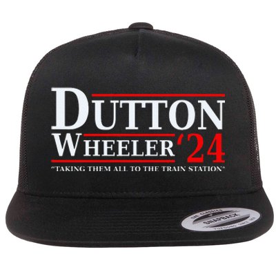 Dutton Wheeler 2024  Taking Them All To The Train Station Flat Bill Trucker Hat