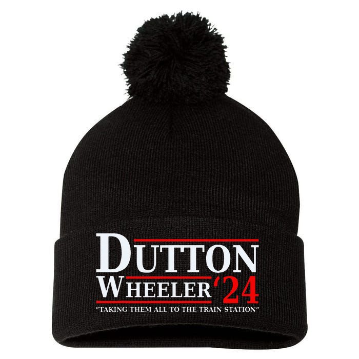 Dutton Wheeler 2024  Taking Them All To The Train Station Pom Pom 12in Knit Beanie