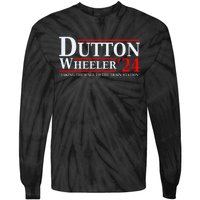 Dutton Wheeler 2024  Taking Them All To The Train Station Tie-Dye Long Sleeve Shirt