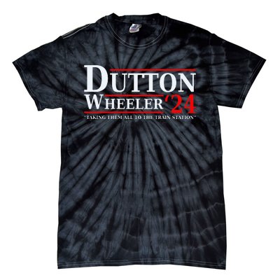 Dutton Wheeler 2024  Taking Them All To The Train Station Tie-Dye T-Shirt