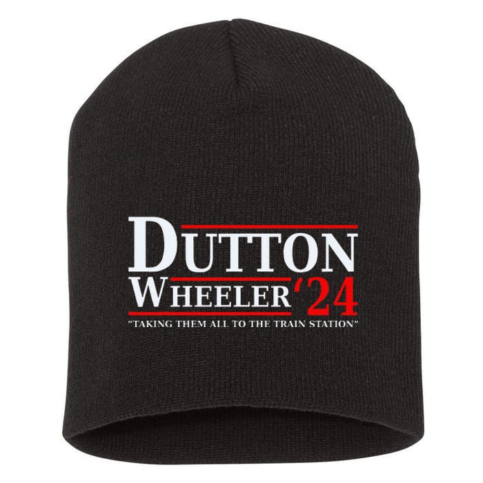 Dutton Wheeler 2024  Taking Them All To The Train Station Short Acrylic Beanie